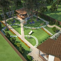 План ландшафтного дизайн-проекта участка для загородного дома