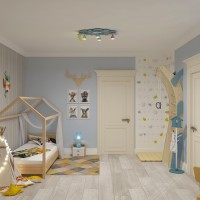 Интерьер детской комнаты в нежном стиле