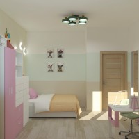 Дизайн детской спальной для девочки